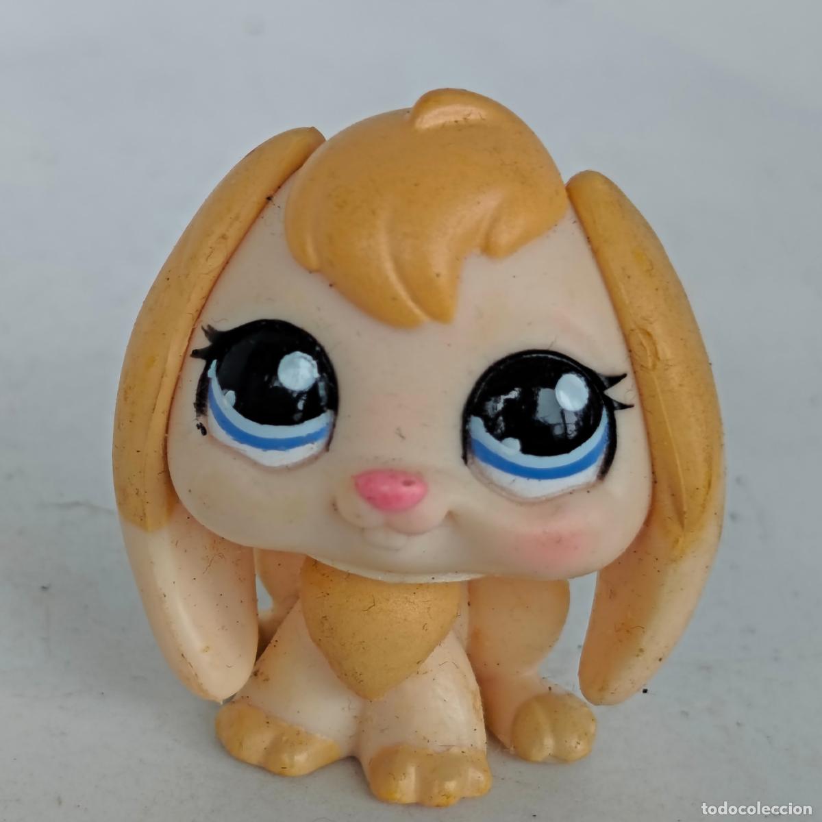 Figuras de Goma y PVC: figura mu&ntilde;eco conejo de Littlest Pet Shop de Bandai