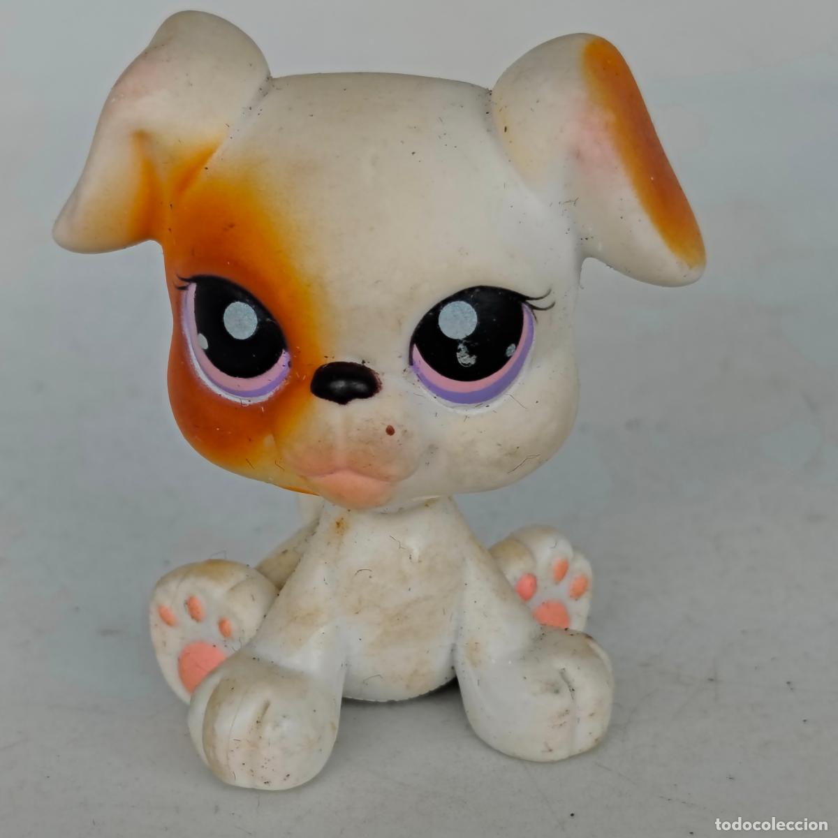 Figuras de Goma y PVC: Aut&eacute;ntico cachorro boxer Littlest Pet Shop #84 hasbro 2005 perri