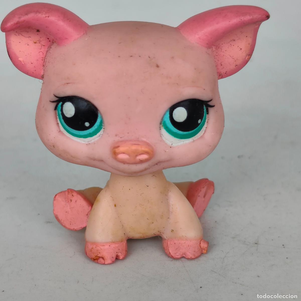 Figuras de Goma y PVC: HASBRO - Littlest Pet Shop VINTAGE 1st generaci&oacute;n 2006 - N&ordm; 361 - CERDO ROSA - PIG