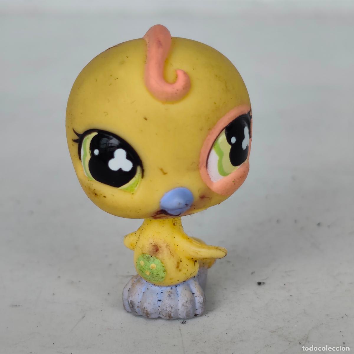 Gummi- und PVC-Figuren: PARAKEET #605 - Authentic Littlest Pet Shop - Hasbro LPS