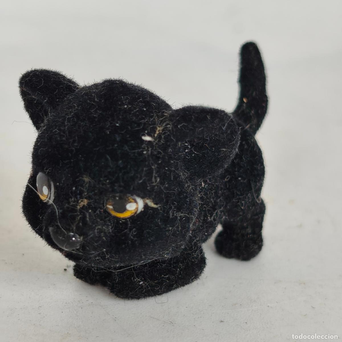Figuras de Goma y PVC: Figura KITTY In My Pocket GATO CAT terciopelo sobre sorpresa