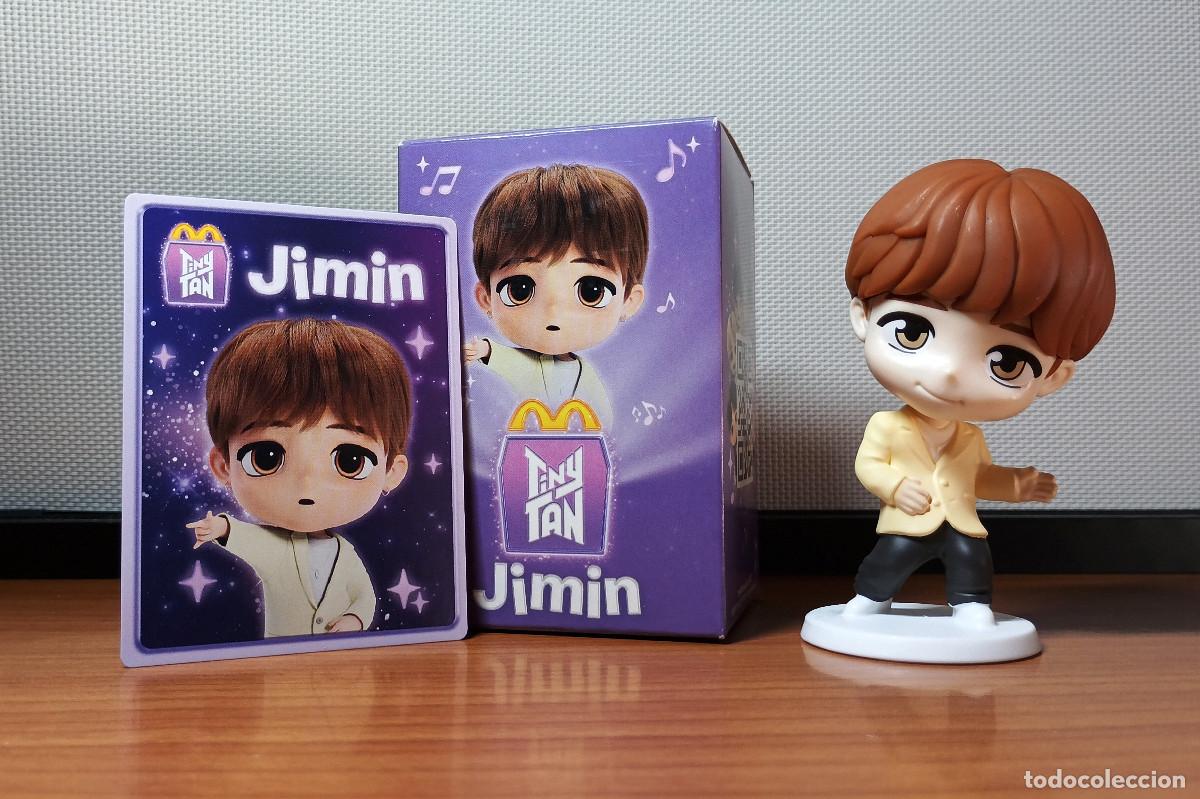 Figuras de Goma y PVC: Figura de Jimin, colecci&oacute;n Tyni Tan de McDonald's, a&ntilde;o 2025.
