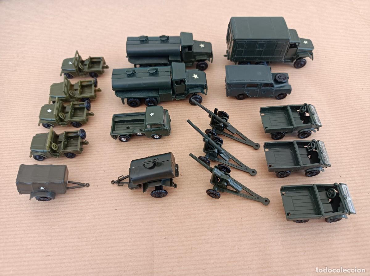 Figuras de Goma y PVC: LOTE VEH&Iacute;CULOS MILITARES EKO Y OTRAS MARCAS SIMILAR A MONTAPLEX