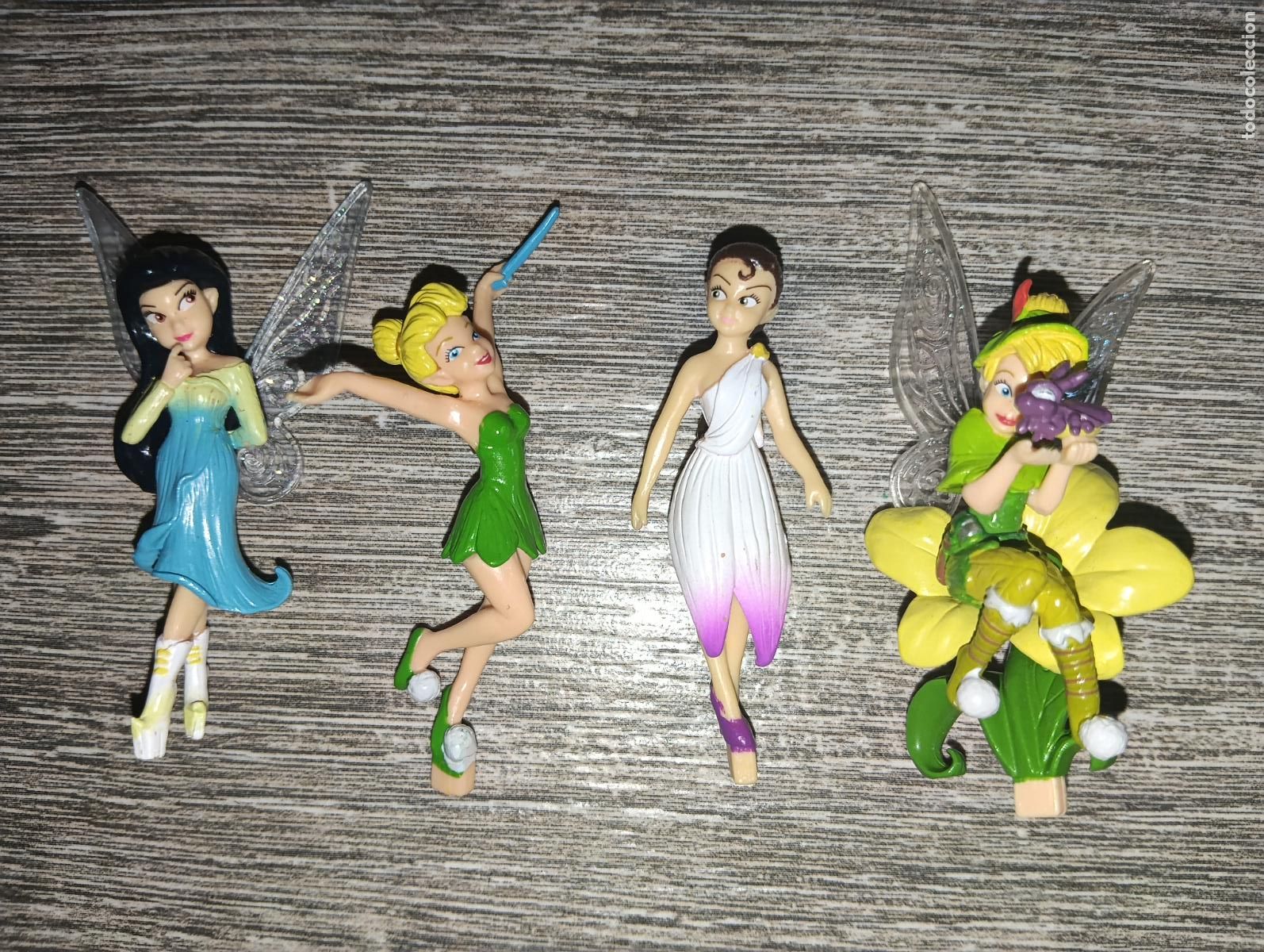 Figuras de Goma y PVC: Lote de peque&ntilde;as Hadas Campanilla y amigas Disney