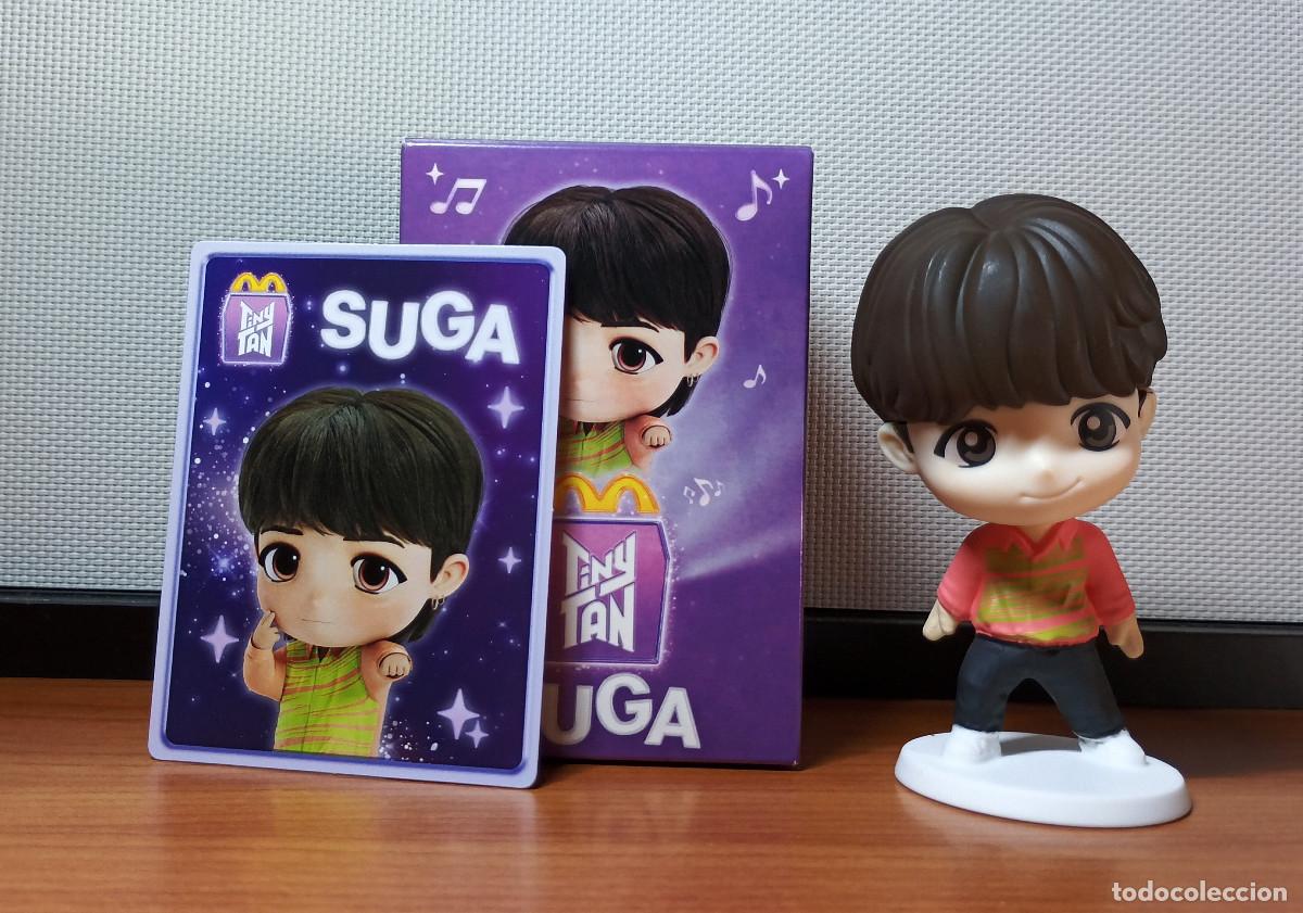 Figuras de Goma y PVC: Figura de Suga, colecci&oacute;n Tyni Tan de McDonald's, a&ntilde;o 2025.