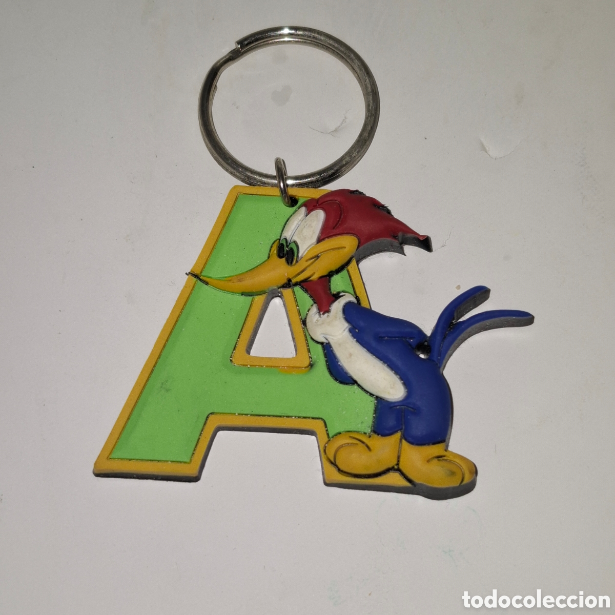 Figuras de Goma y PVC: WOODY EL PAJARO LOCO LLAVERO PROMOCIONAL PARQUE WARNER