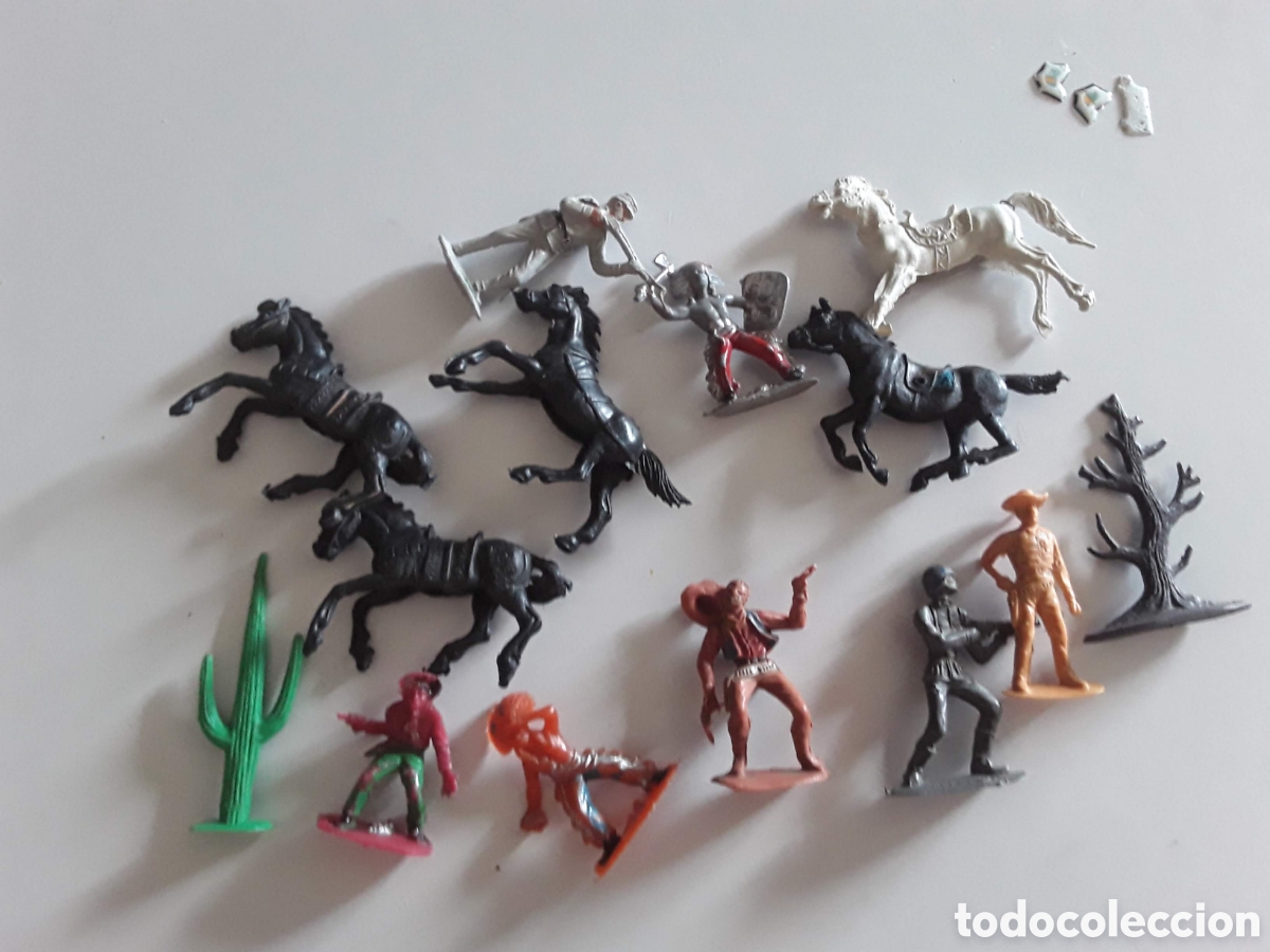 Figuras de Goma y PVC: Figuras del oeste (lafredo ,pipero reamsa jecsan montaplast pech