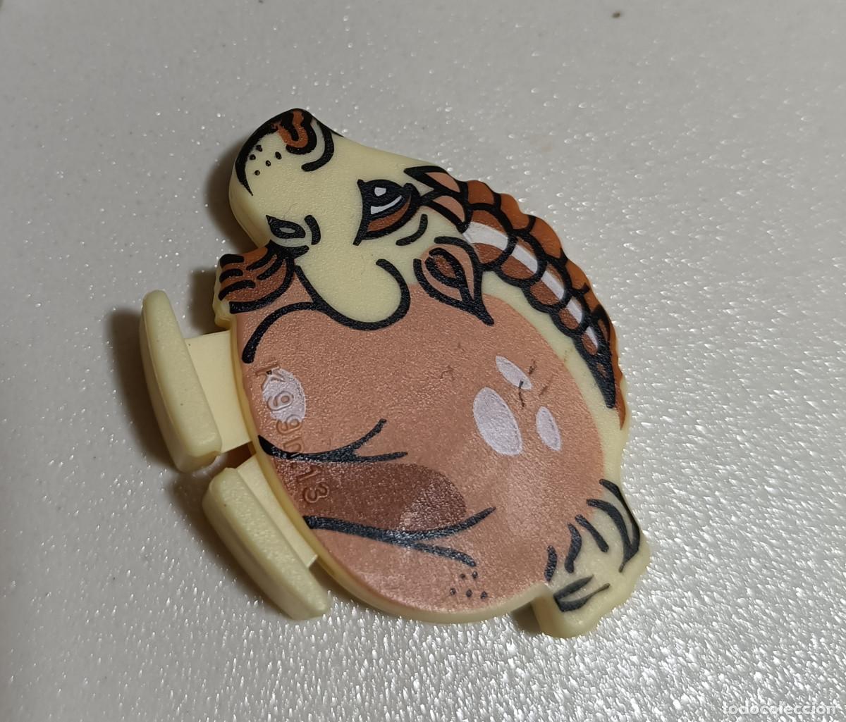 Figuras de Goma Kinder: erizo kinder pertenece a un tobogan secundario montable a&ntilde;os 90 99 k animal desmontable