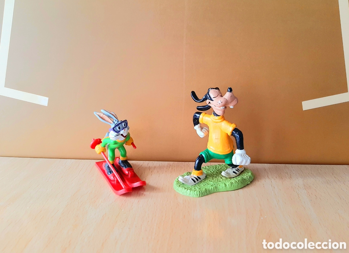 Figuras de Goma y PVC: FIGURAS PVC BUGS BUNNY Y GOOFY COMICS SPAIN DEPORTE ATLETA SPORT