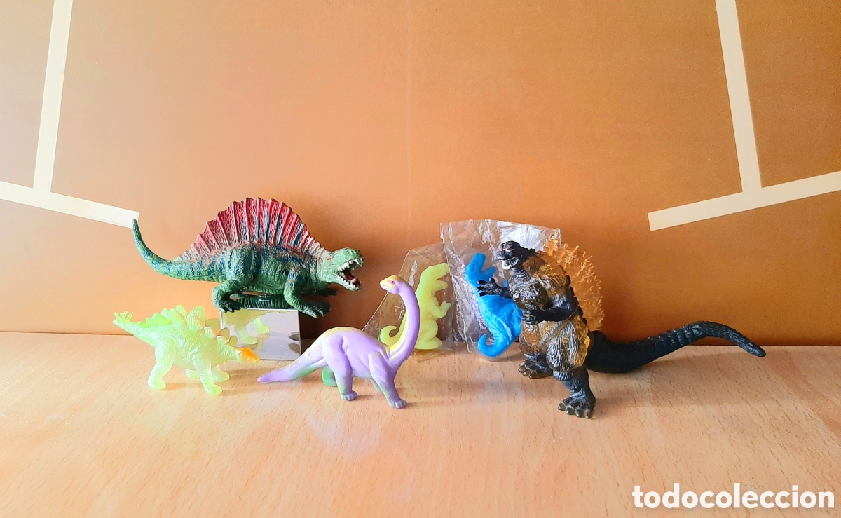 Gummi- und PVC-Figuren: Lote Dinosaurios y Godzila pvc Yolanda