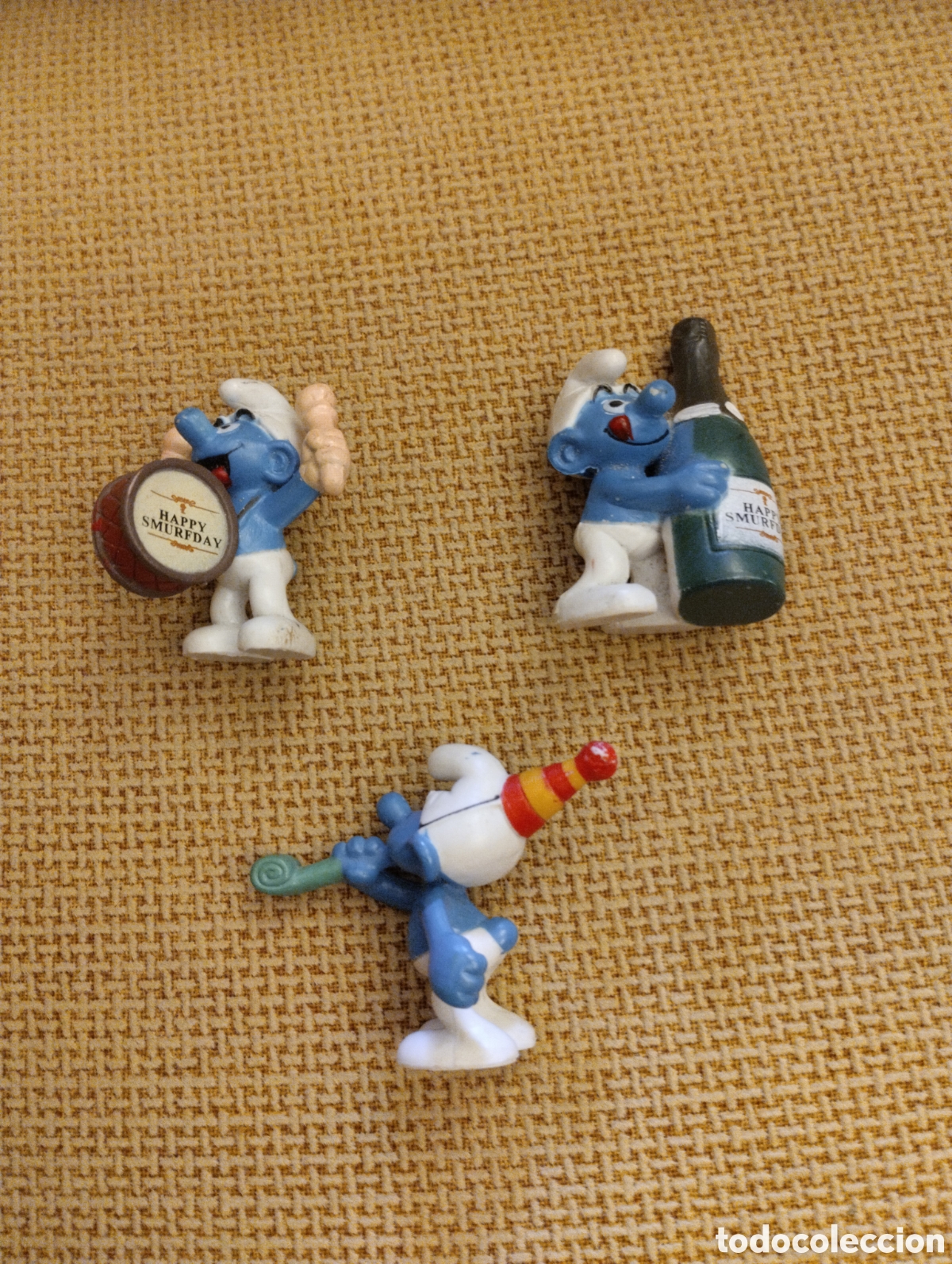 Figuras de Goma y PVC: Lote Pitufos de goma. Reservados