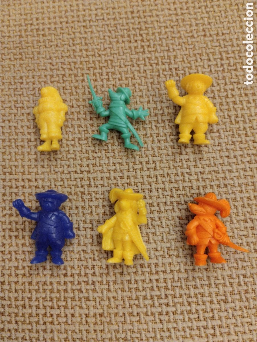 Figuras de Goma y PVC: Lote dunkin D'Artacan y los Tres Mosqueperros Phoskitos