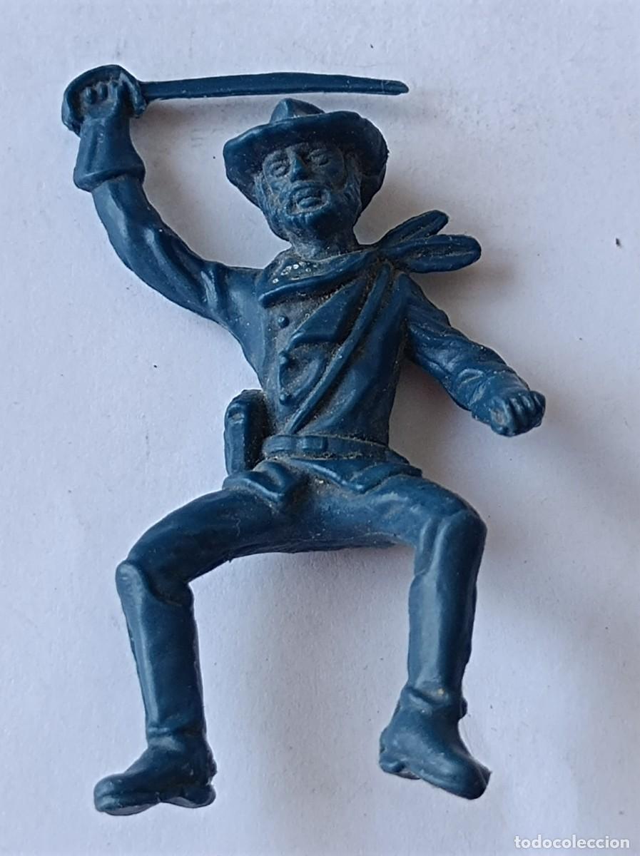 Figuras de Goma y PVC: FIGURA DE PL&Aacute;STICO FABRICANTE ATLANTIC 1:32 - FAR WEST GENERAL CUSTER 7&ordm; CABALLER&Iacute;A LITTLE BIG HORN