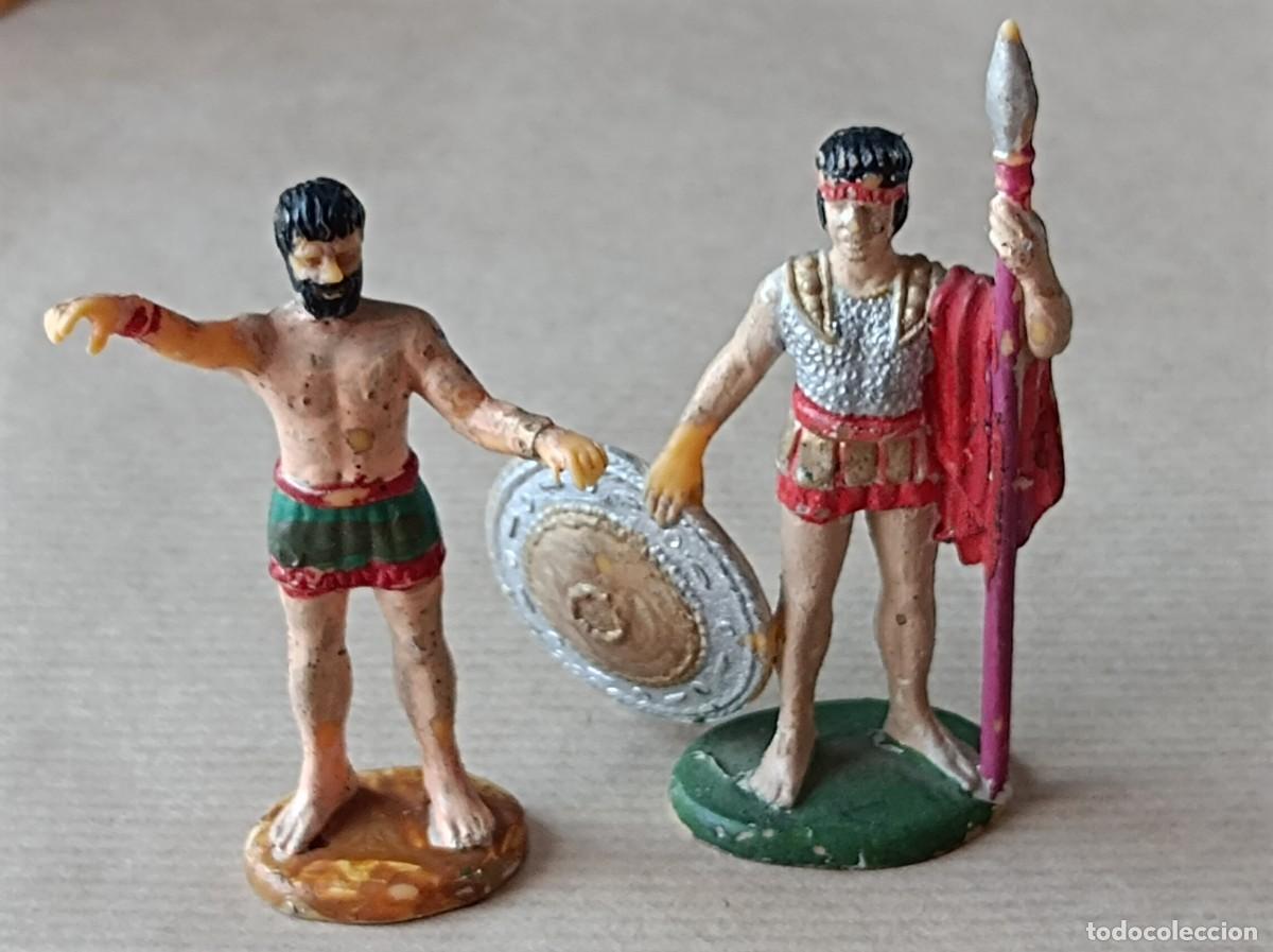 Figuras de Goma y PVC: FIGURAS DE PL&Aacute;STICO FABRICANTE ATLANTIC 1:32 - THE GREEKS GRIEGOS