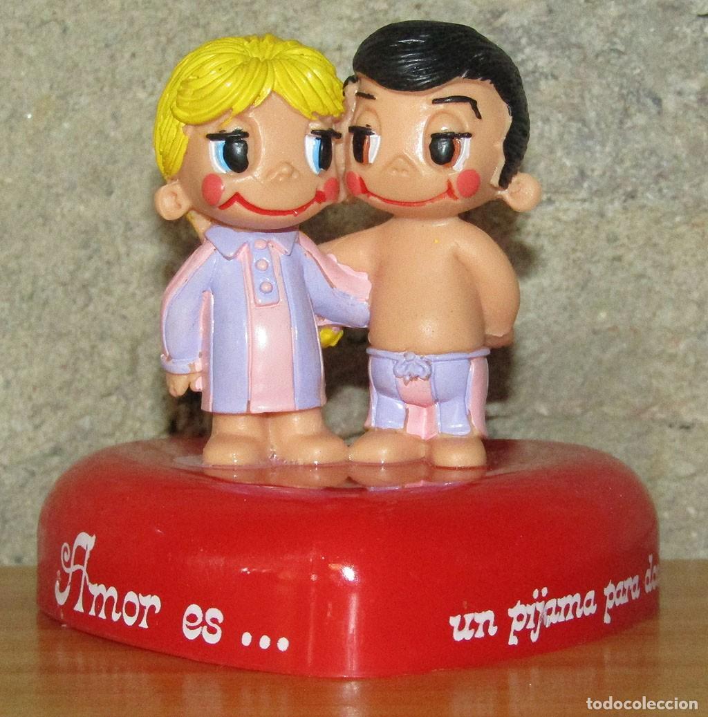 Figuras de Goma y PVC: LOVE IS ... - ANTIGUA FIGURA DE PVC - COMICS SPAIN Y MINIKIM - A&Ntilde;O 1988 - NUEVA, SIN USO