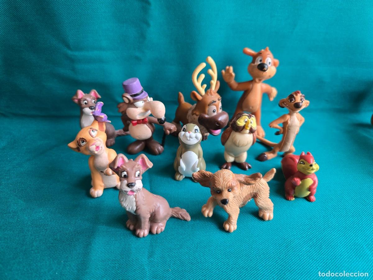Figuras de Goma y PVC: LOTE DE 11 FIGURAS PVC , ANIMALES , DISNEY Y MAS