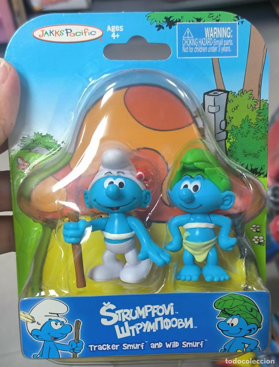Figuras de Goma y PVC: BLISTER SIN ABRIR DE LOS PITUFOS