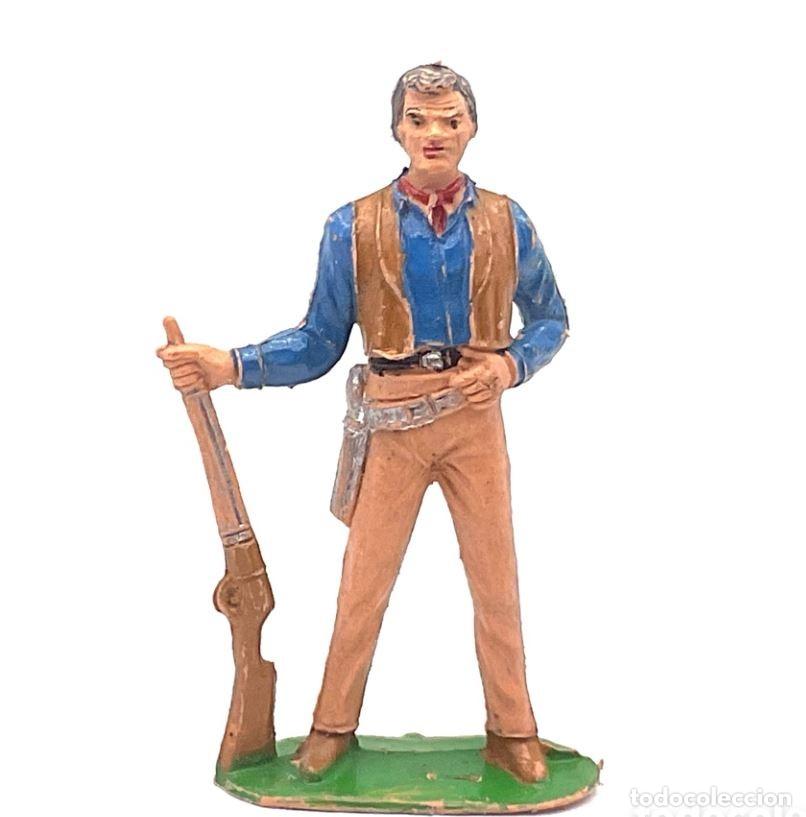 Figuras de Goma y PVC: ANTIGUA FIGURA EN PL&Aacute;STICO DE BEN CARTWRIGHT . SERIE BONANZA. LA PONDEROSA .