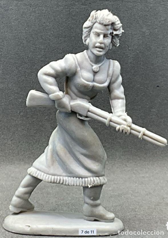 Figuras de Goma y PVC: ANTIGUA FIGURA DEL OESTE EN PLASTICO. PERSONAJE BELLE STARR. MARCA ATLANTIC.