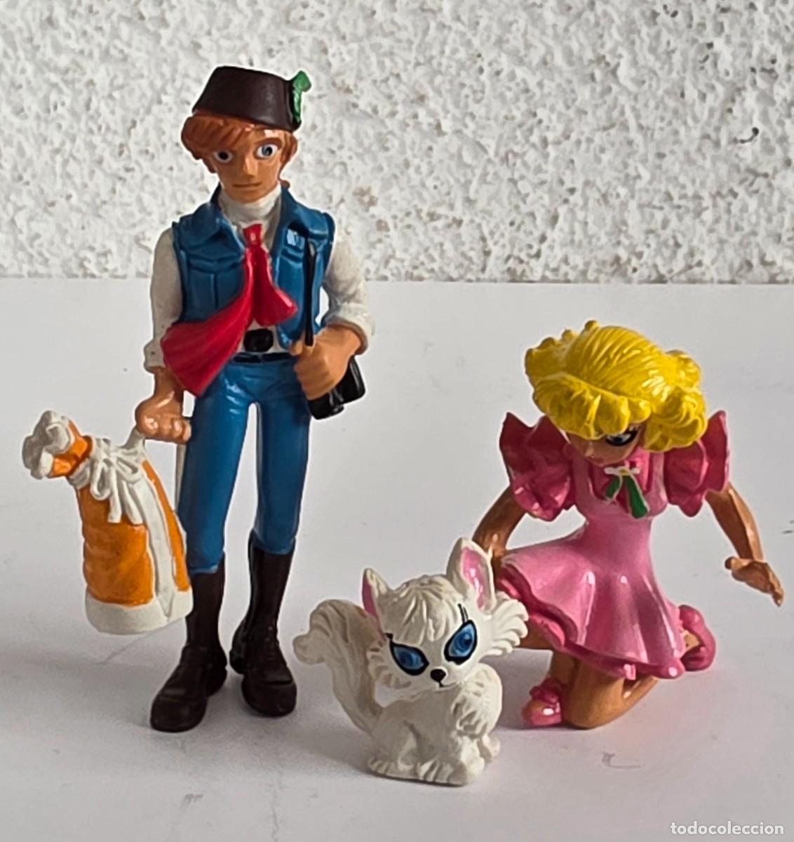 Figuras de Goma y PVC: 2 Figuras goma pvc El Misterio de la Flor M&aacute;gica - Comics Spain 1988 Toei TVE - Serie Dibujos Anime