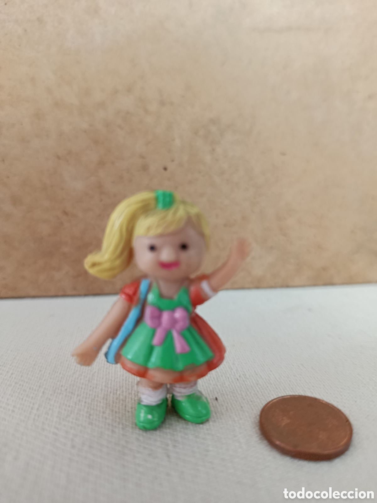Figuras de Goma y PVC: figura de Polly Pocket de los a&ntilde;os 90 fabricada por Bluebird Toys.