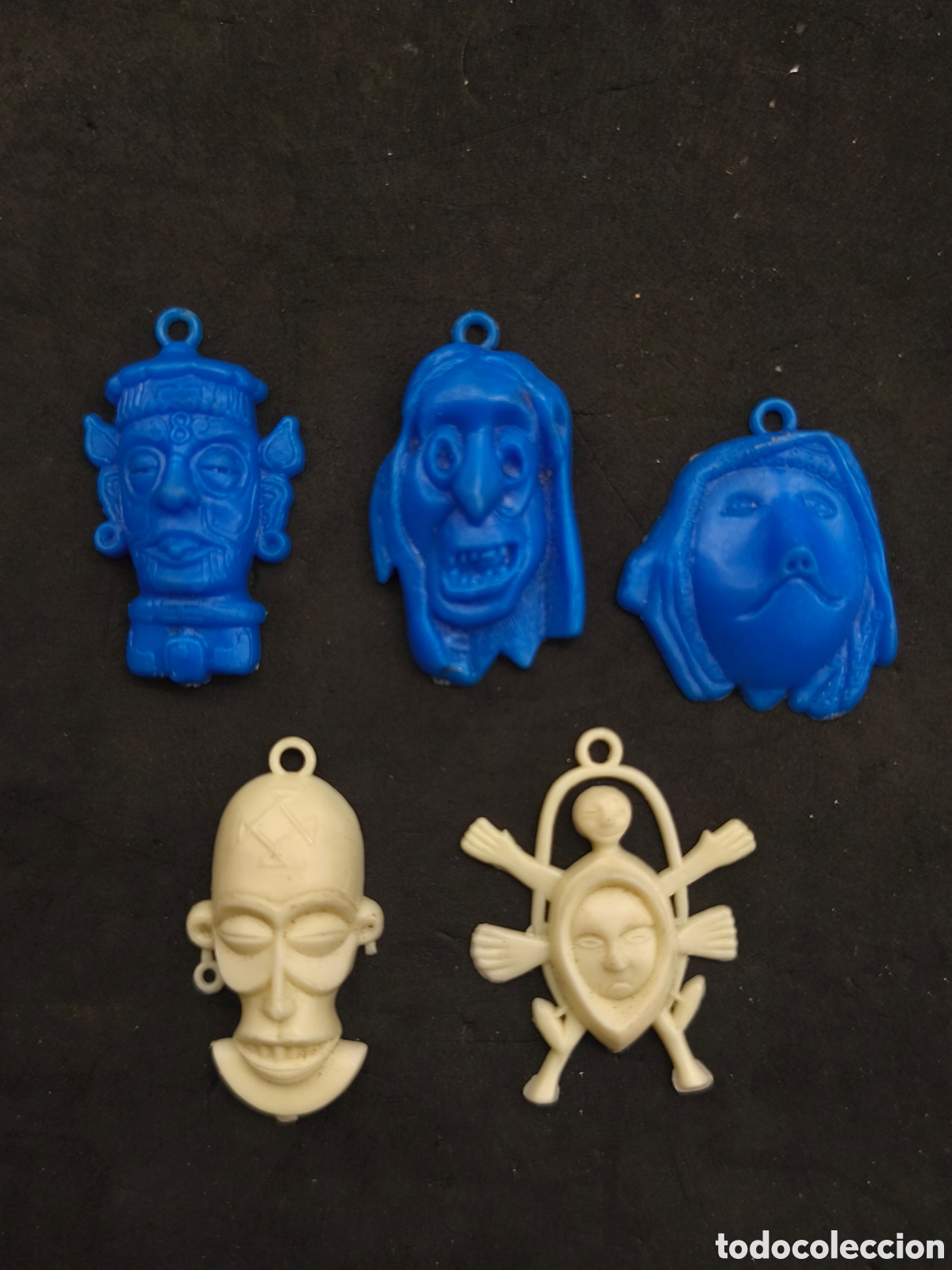 Figuras de Goma y PVC: Lote M&aacute;scaras Orzowei Bimbo tipo Dunkin
