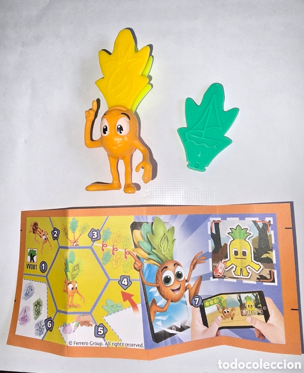 Figuras de Goma Kinder: Figura kinder VV081 + bpz pi&ntilde;a mu&ntilde;eco colecci&oacute;n premium sorpresa
