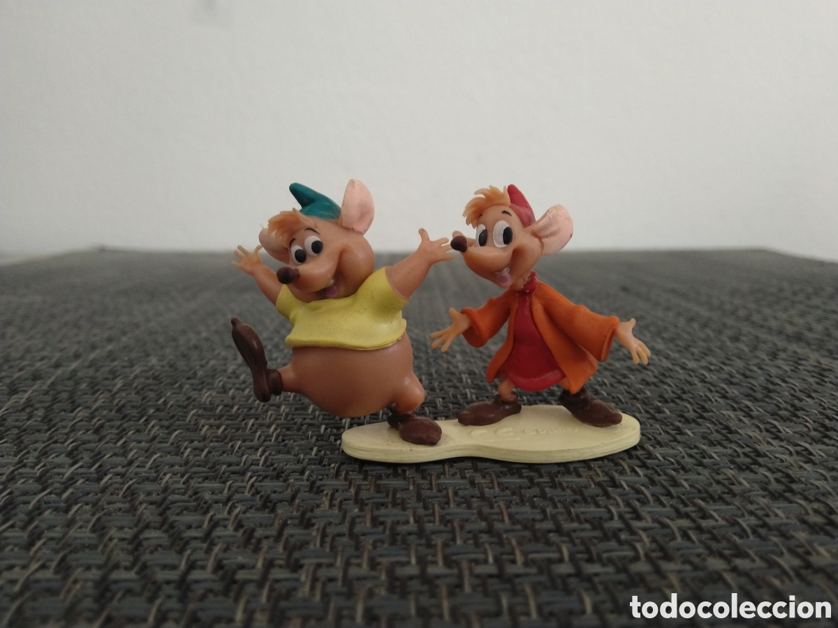 Figuras de Goma y PVC: FIGURA PVC CENICIENTA JACK Y GUS LUCIFER ANASTASIA RATONCITOS DRIZELLA WALT DISNEY