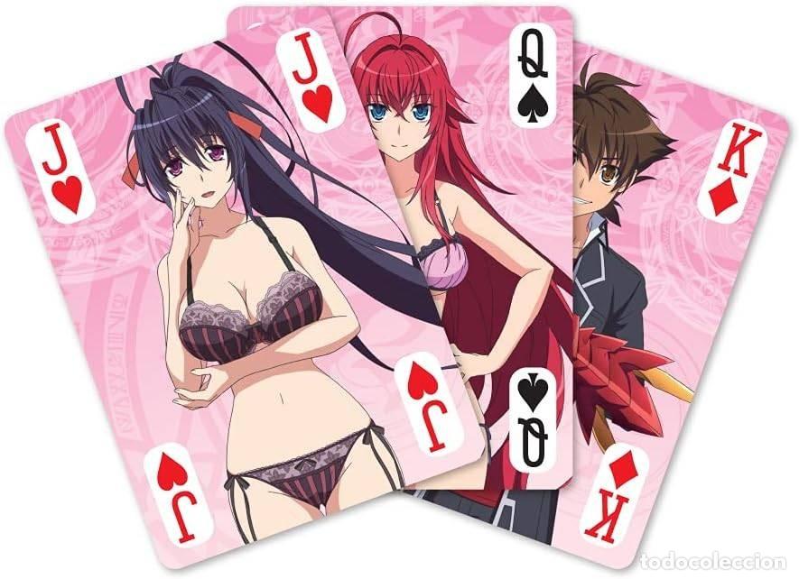 Figuras de Borracha e PVC: Juego de Cartas de Poker - Highschool DXD