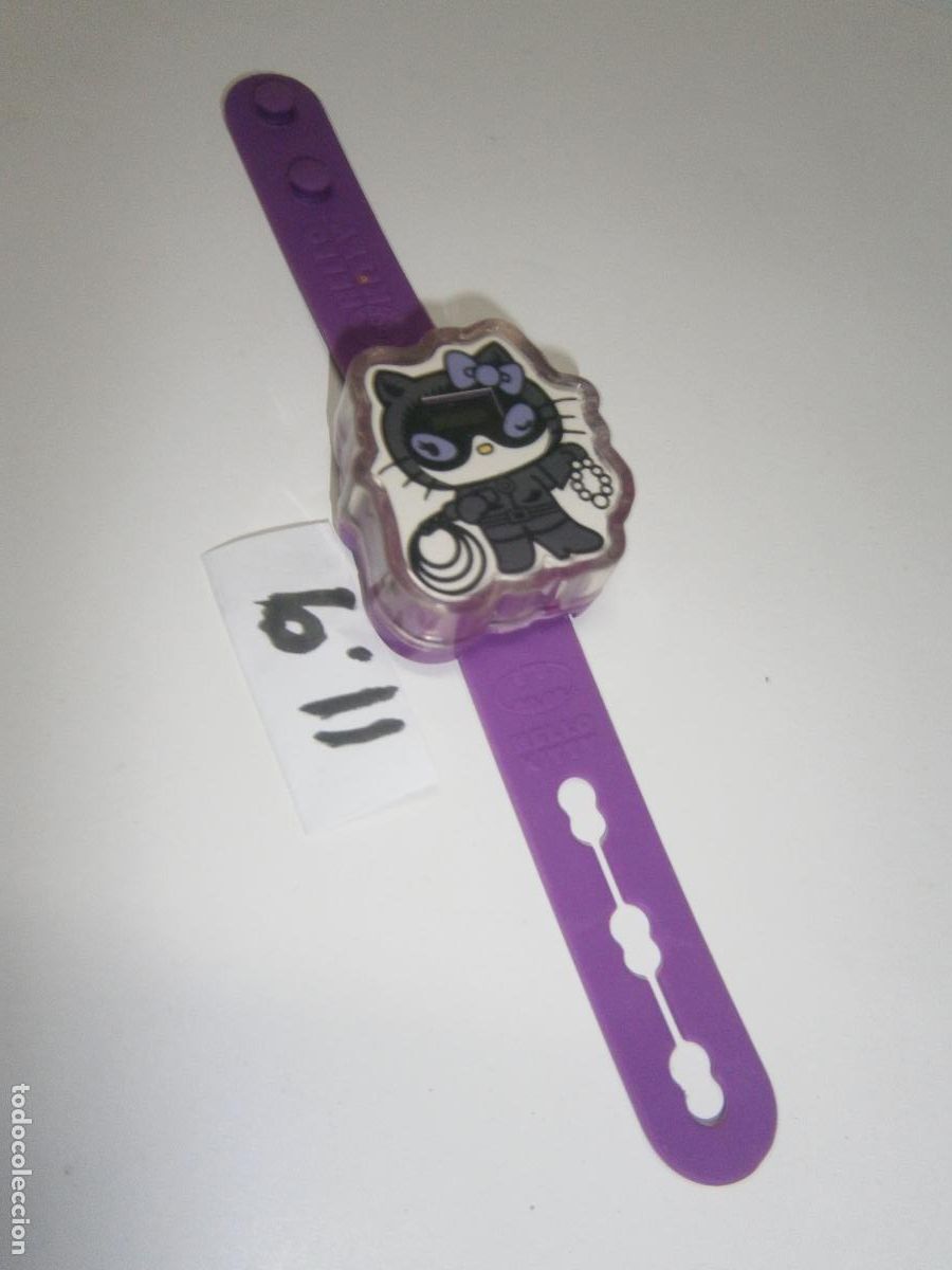 Figuras de Goma y PVC: FIGURA DE GOMA O PVC - RELOJ HELLO KITTY