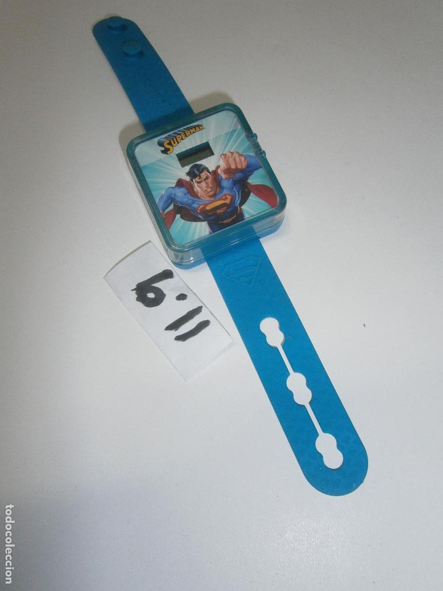 Figuras de Goma y PVC: FIGURA DE GOMA O PVC - RELOJ SUPERMAN