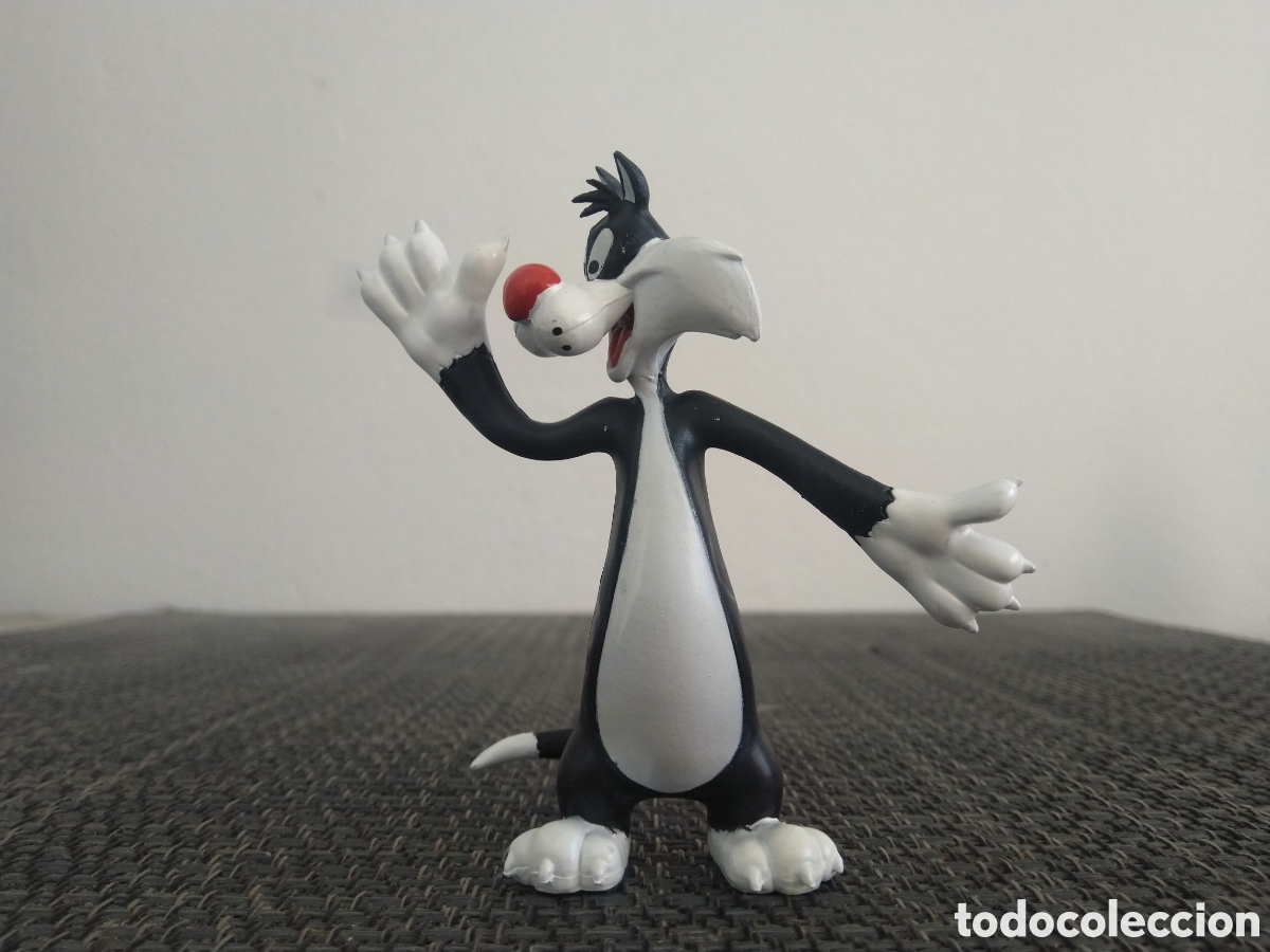 Figuras de Goma y PVC: FIGURA PVC LOONEY TUNES TM & WBEI N.J. CROCE WARNER BROSS FLEXI FLEXIBLE BENDY GATO SILVESTRE