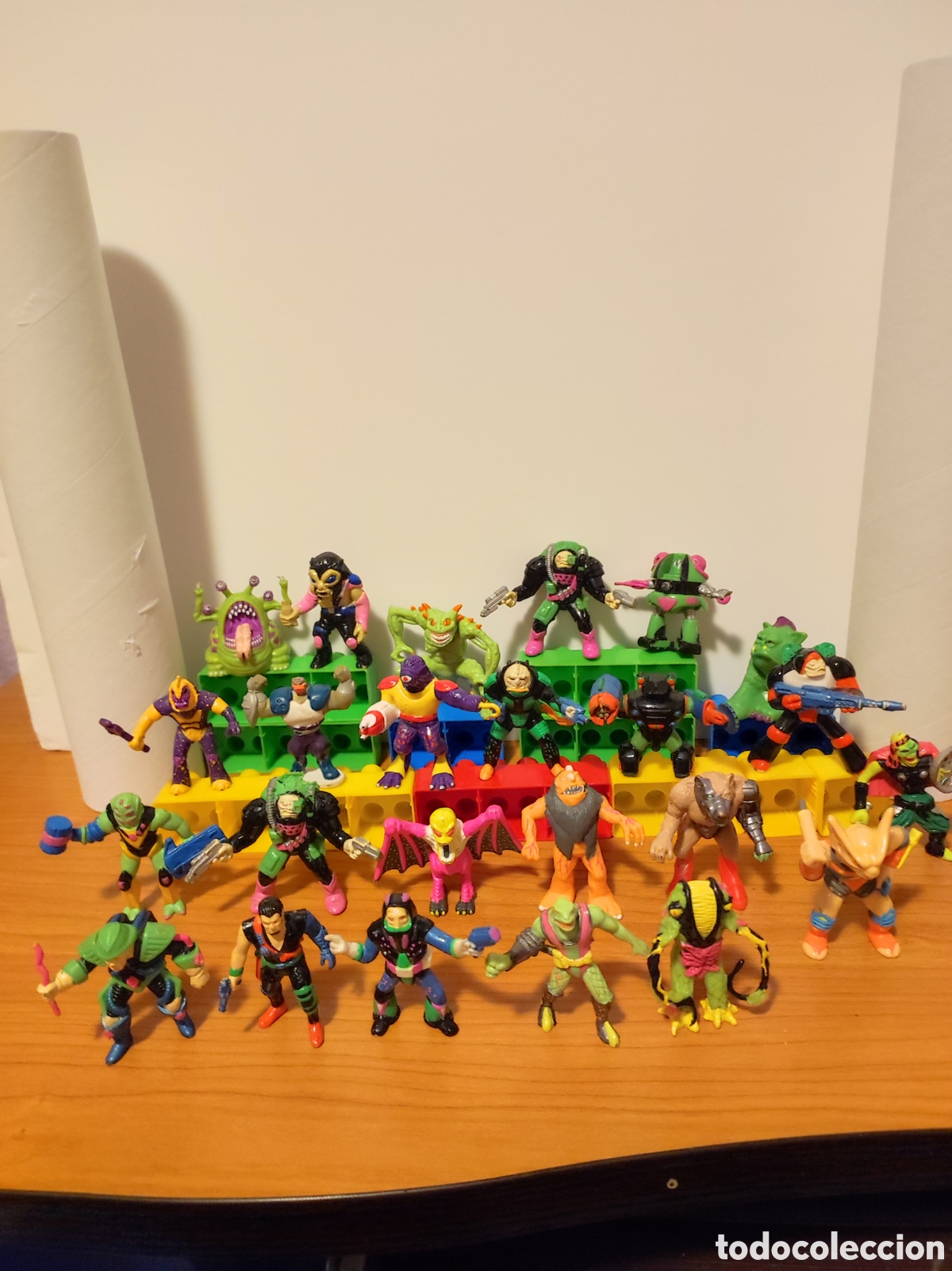 Figuras de Goma y PVC: Lote 24 Figuras Vintage Trash Bag Bunch (Galoob 1991)
