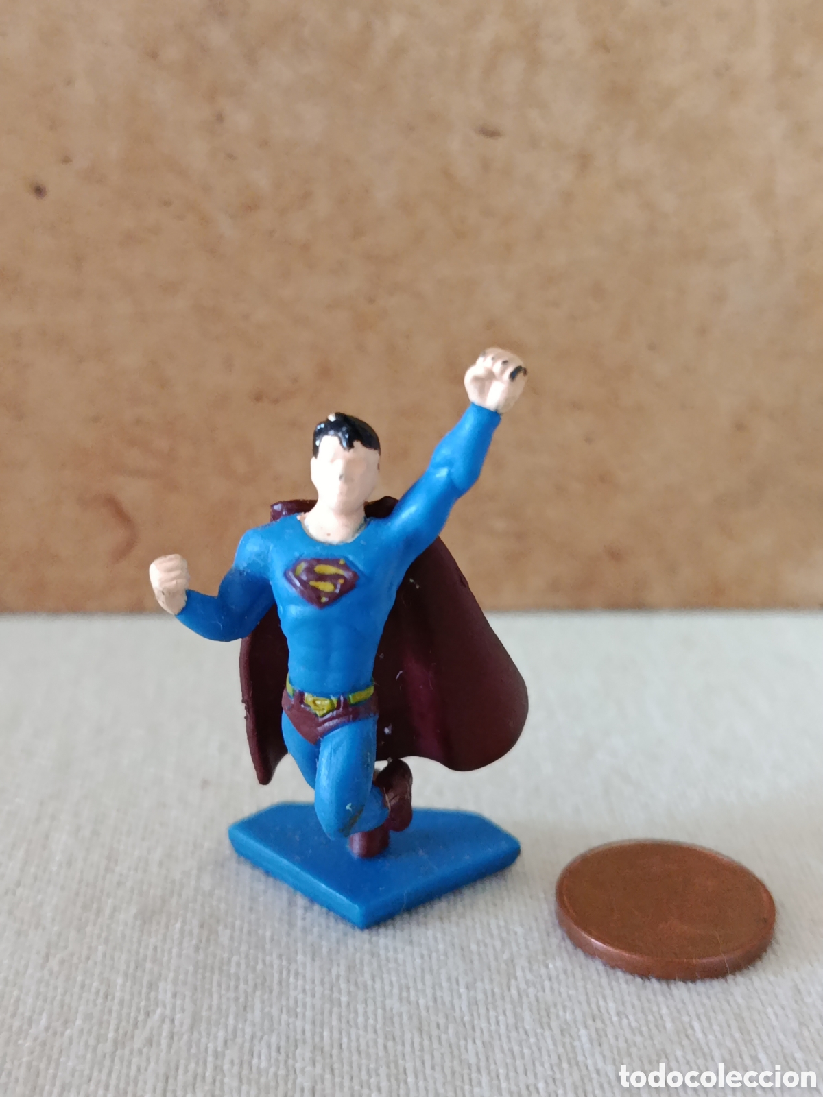Figuras de Goma y PVC: Mini figura Superman DC comics
