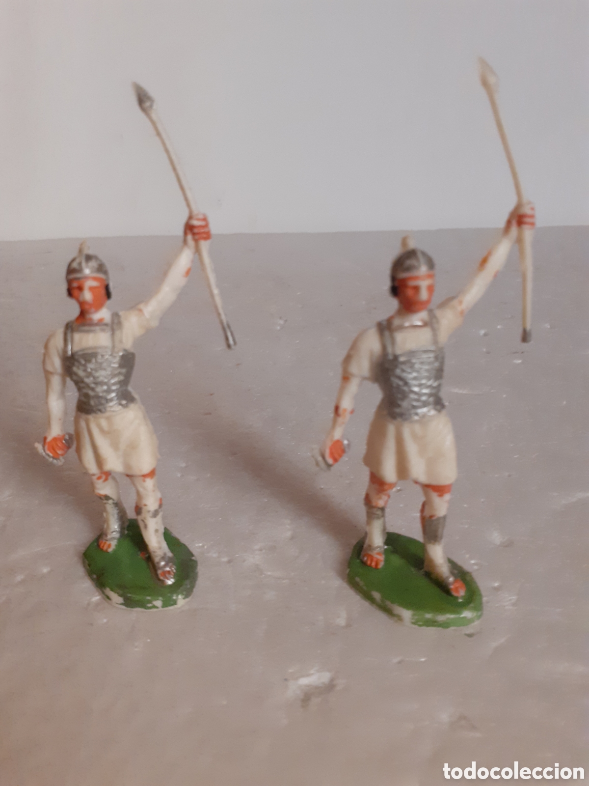 Figuras de Goma y PVC: FIGURA SOLDADO CARTAGINES RESTAURAR ROJAS Y MALARET