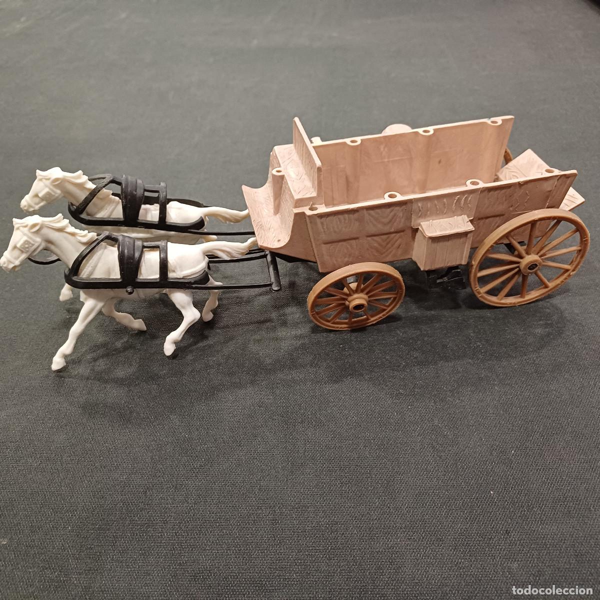 Figuras de Goma y PVC: CARRETA DEL OESTE/WESTERN TIPO COMANSI/JECSAN.