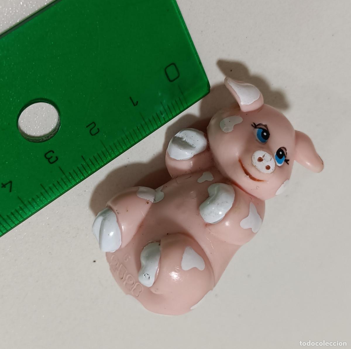 Figuras de Goma y PVC: WEETOS FIGURA PVC PROMOCIONAL PIG MU&Ntilde;ECO CERDITO CEREALES 90 CERDO GRANJA GOMA