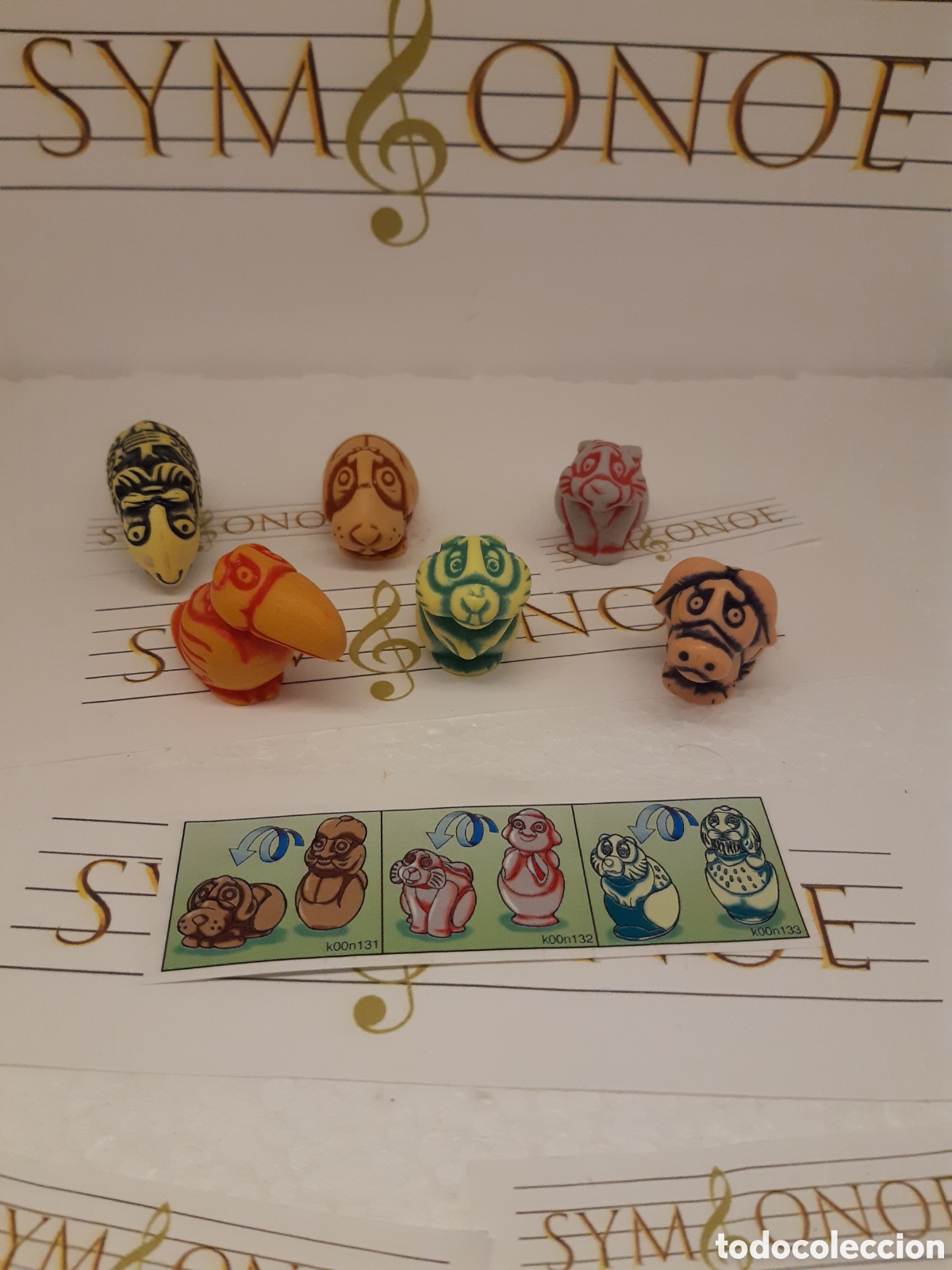 Figuras de Goma Kinder: Serie completa Totems Kinder Sorpresa k00 n131 n132 n133
