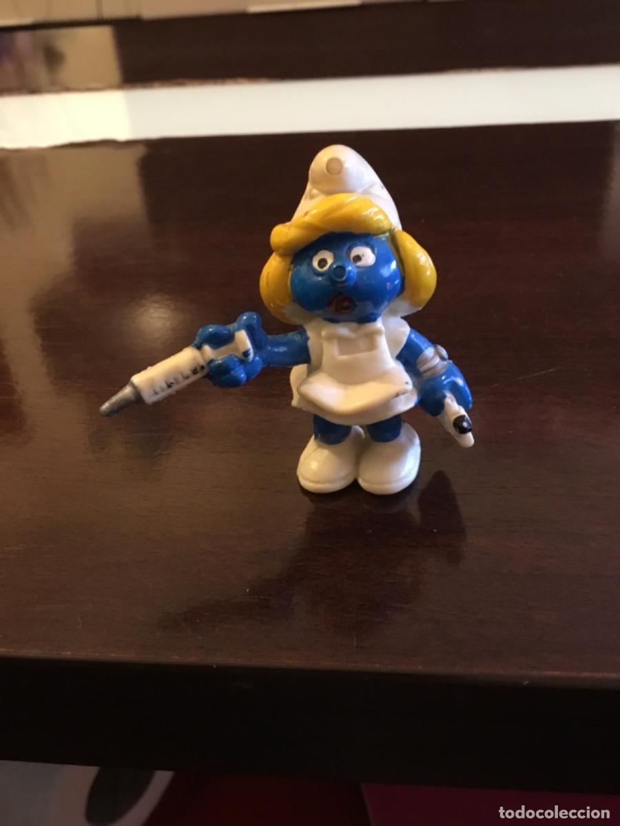 Figuras de Goma y PVC: PITUFINA ENFERMERA - FIGURA DE PVC - PITUFO