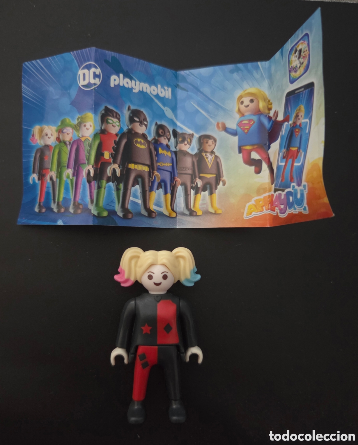 Figuras de Goma Kinder: FIGURA KINDER DC PLAYMOBIL HARLEY QUINN VC303 CON BPZ 2025