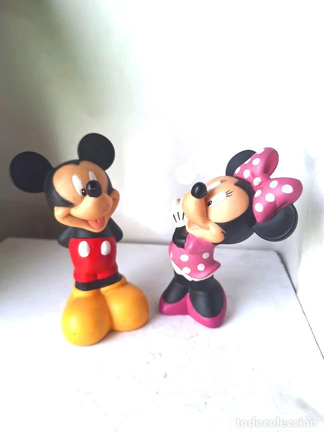 Figuras de Goma y PVC: Pareja Figuras Mickey y Minnie Disney 12cm