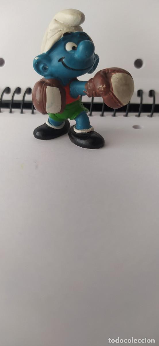 Figuras de Goma y PVC: PITUFO PVC BOXEO BOXEADOR SCHLEICH