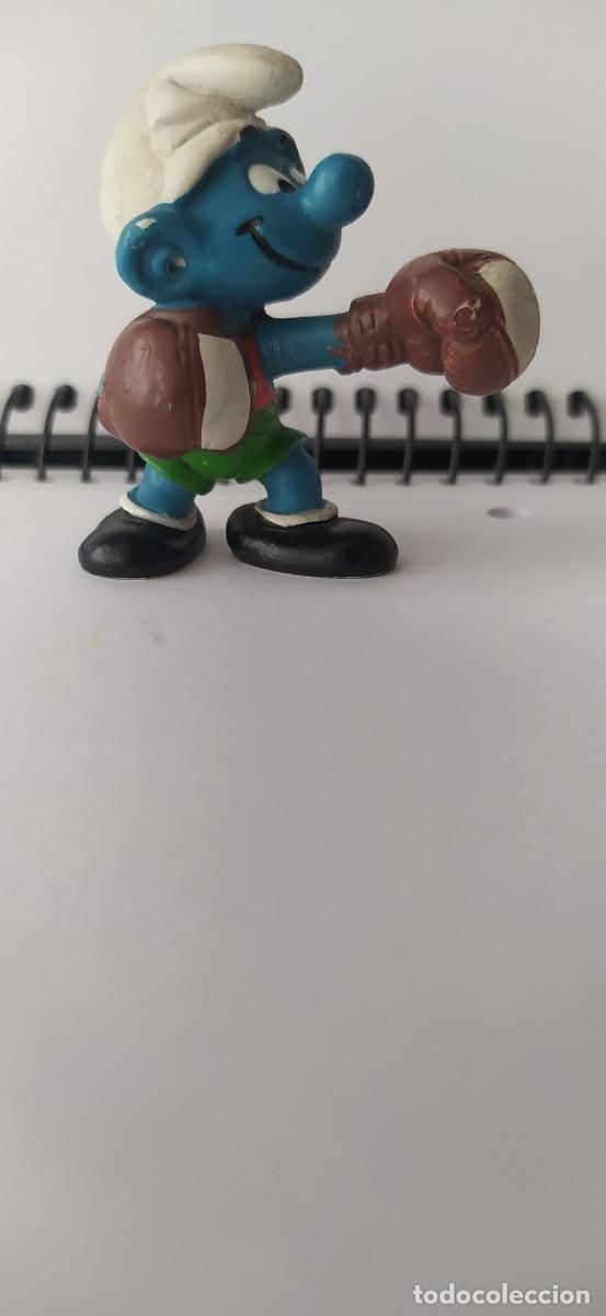 Figuras de goma y PVC: PITUFO PVC BOXEO BOXEADOR SCHLEICH - Foto 2