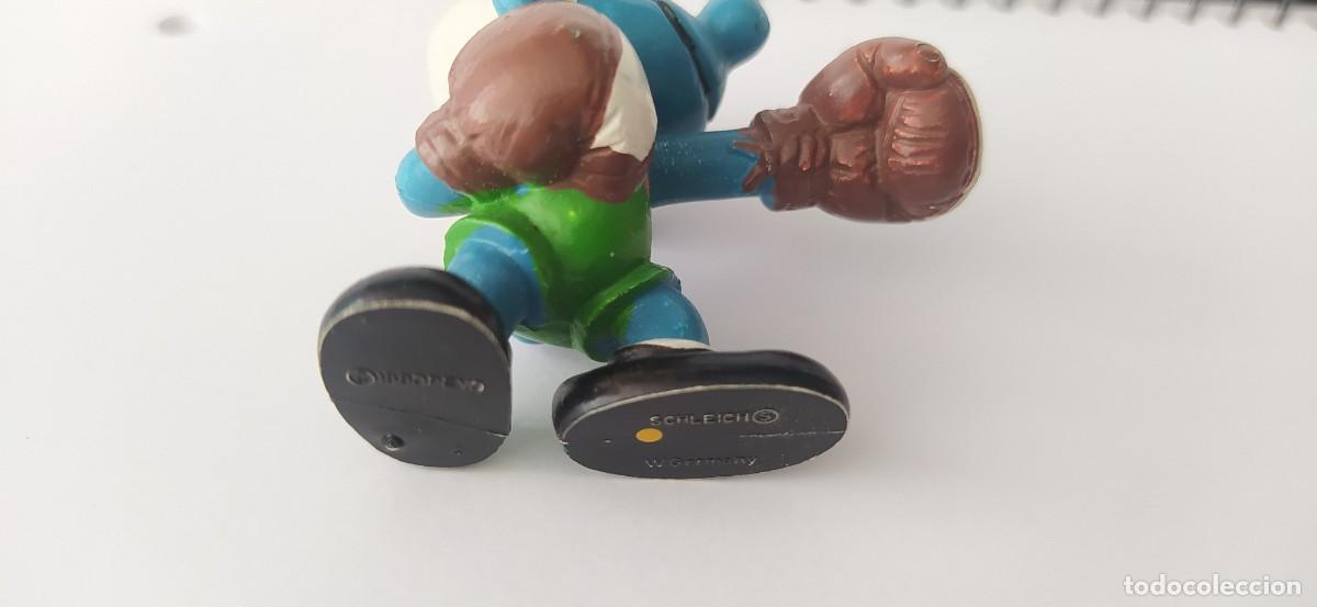 Figuras de goma y PVC: PITUFO PVC BOXEO BOXEADOR SCHLEICH - Foto 4