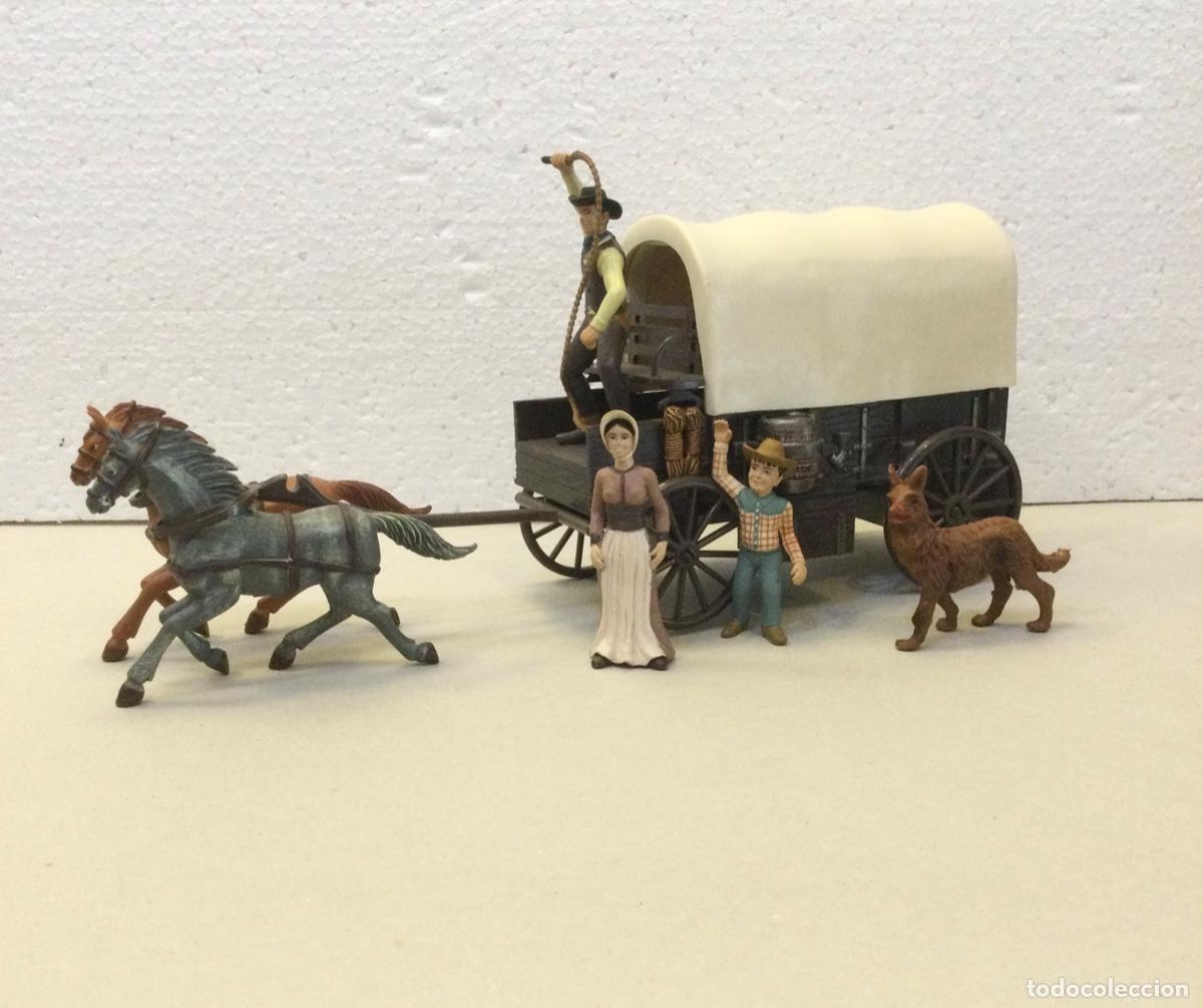 Figuras de Goma y PVC: Comansi. Carreta del oeste.