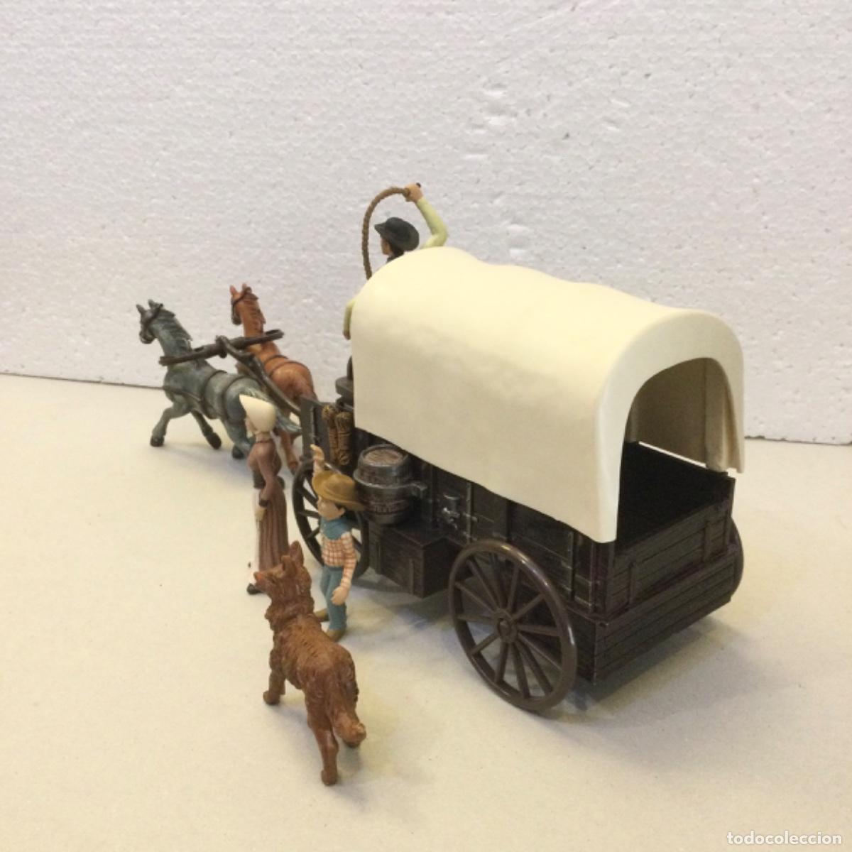 Figuras de goma y PVC: Comansi. Carreta del oeste. - Foto 3