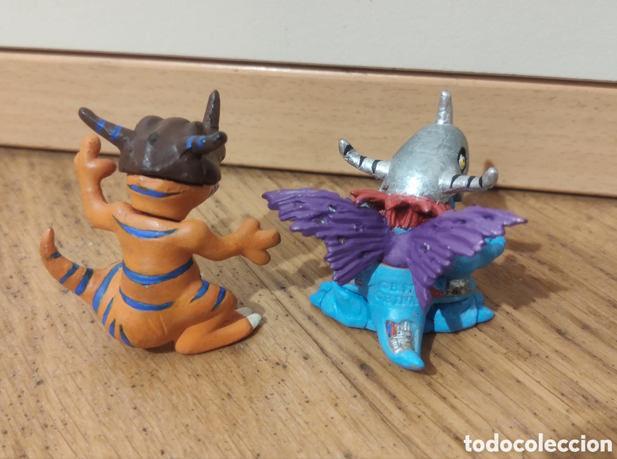 Figuras de goma y PVC: Lote 2 Figuras Digimon Greymon y Metalgreymon - Foto 2