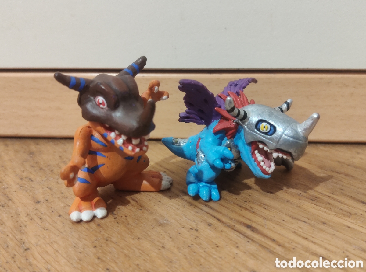 Figuras de goma y PVC: Lote 2 Figuras Digimon Greymon y Metalgreymon - Foto 3