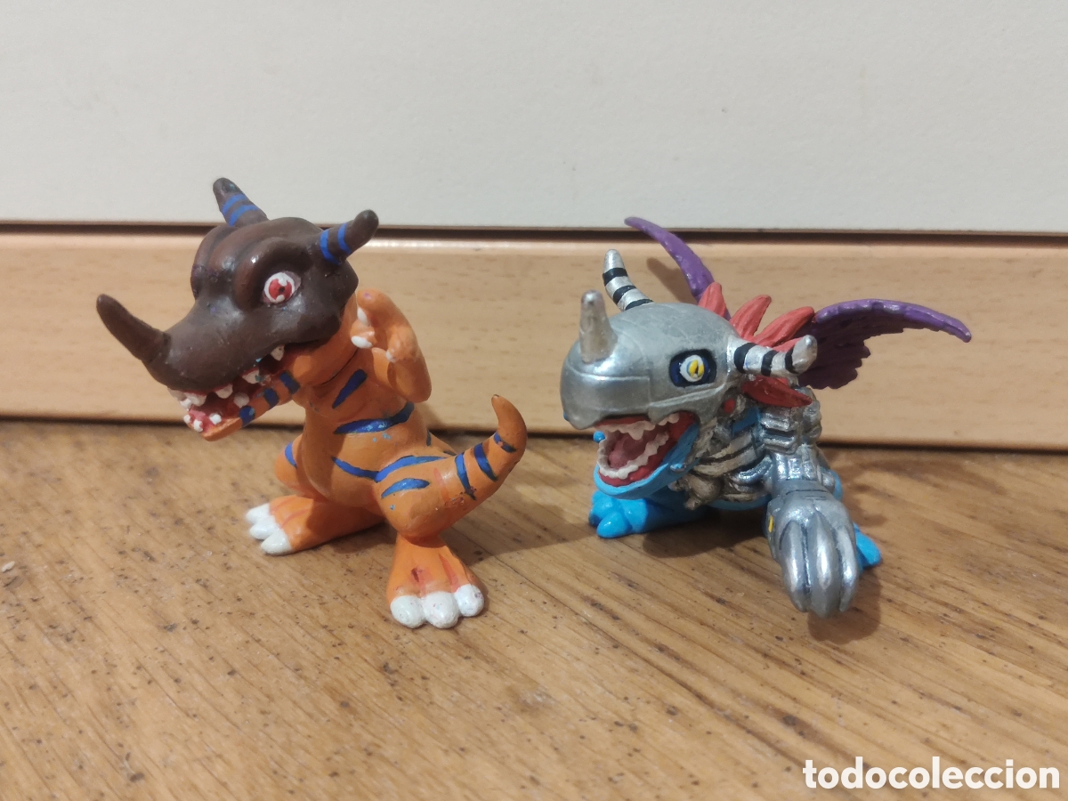 Figuras de goma y PVC: Lote 2 Figuras Digimon Greymon y Metalgreymon - Foto 4