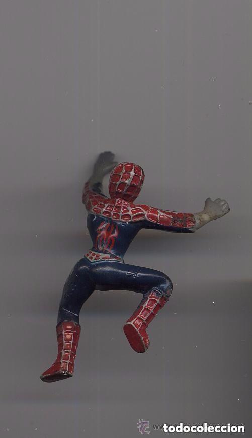 Figuras de Goma y PVC: SPIDERMAN - figura muy peque&ntilde;a de 5 CM con defectos de pintura